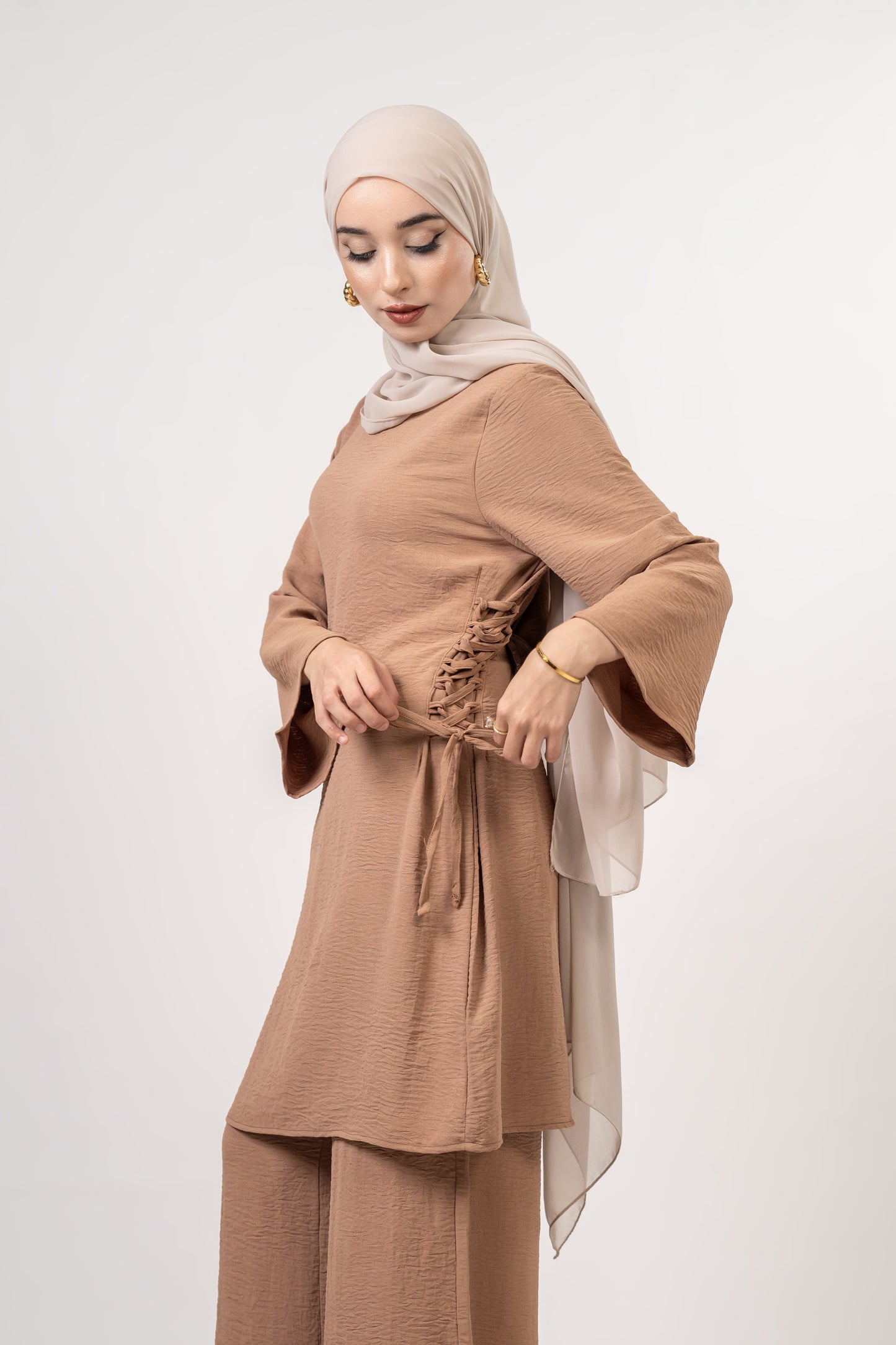 2 piece caramel set