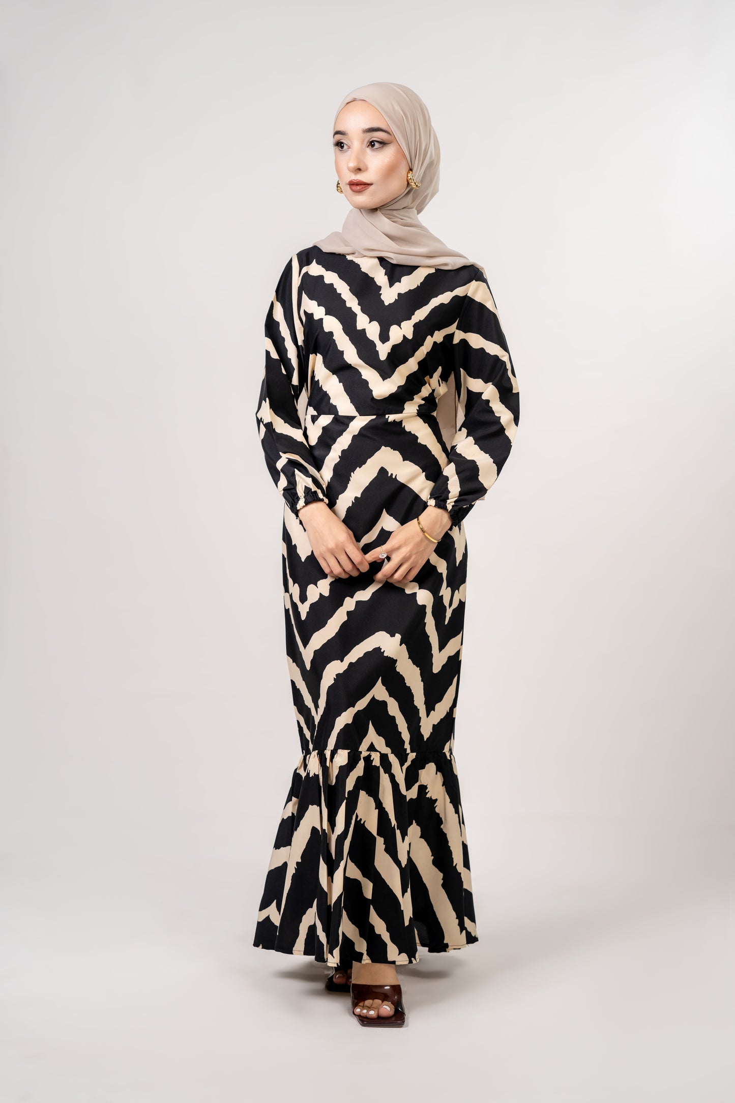 Monochrome dress