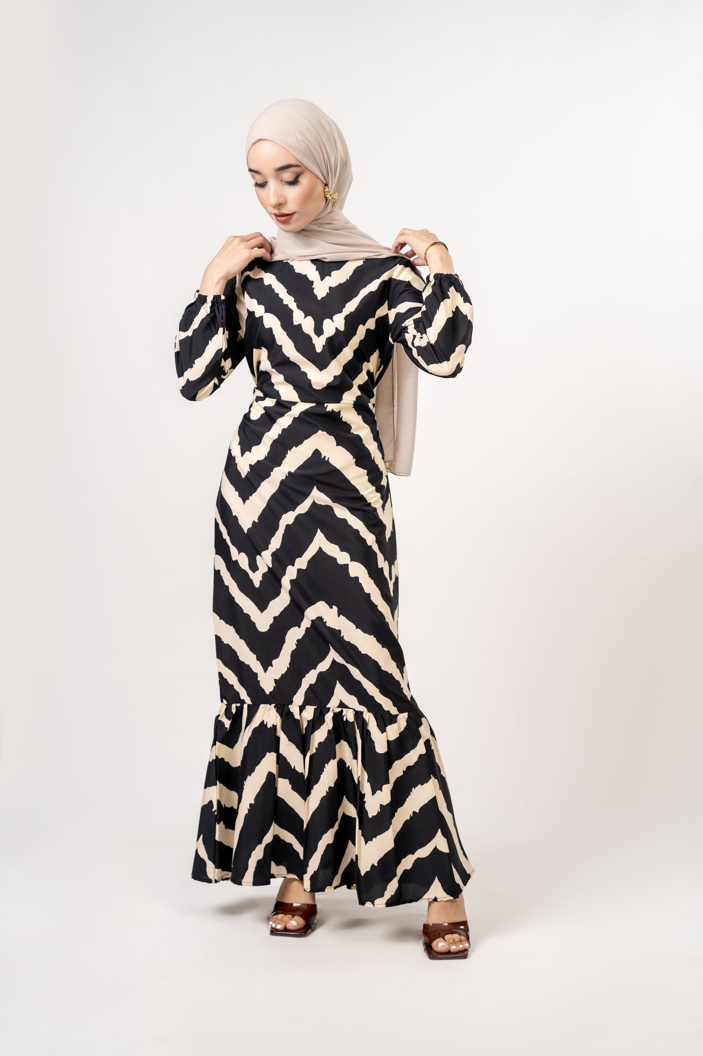 Monochrome dress