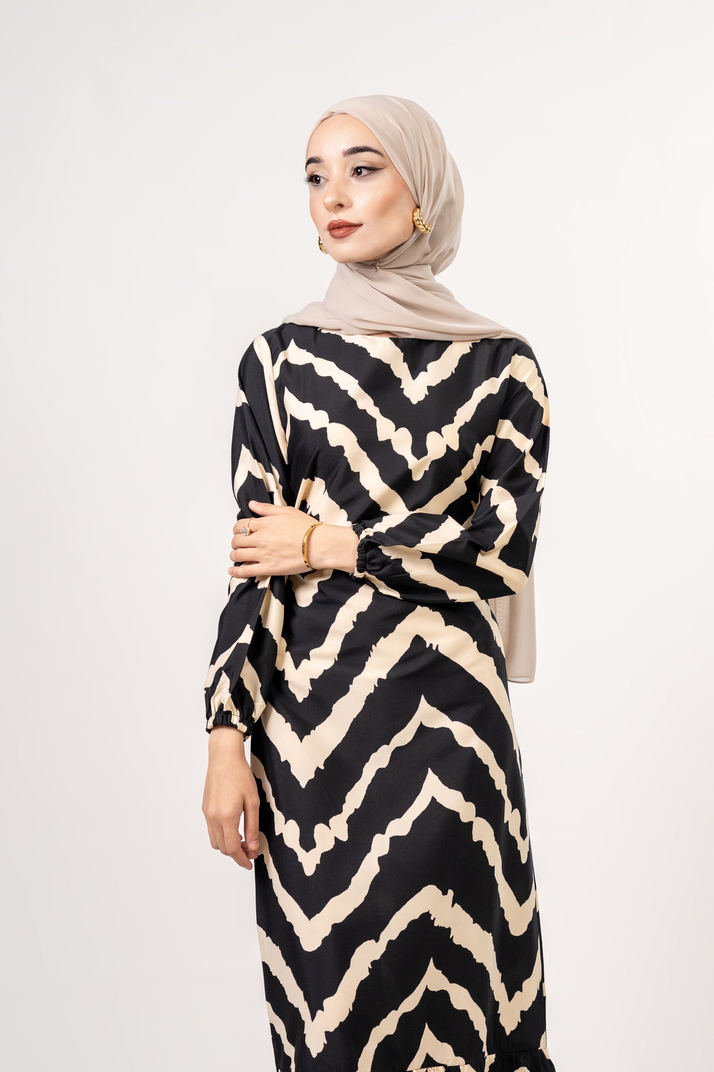 Monochrome dress