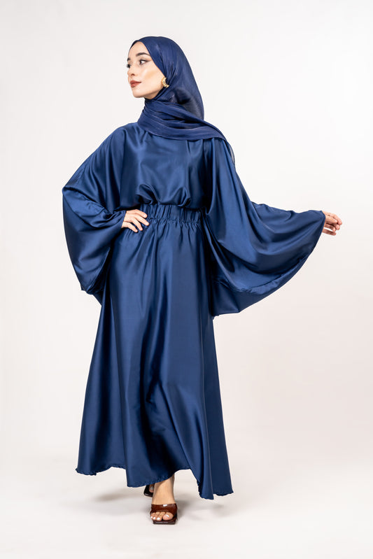 2 piece Midnight Blue blouse and skirt set