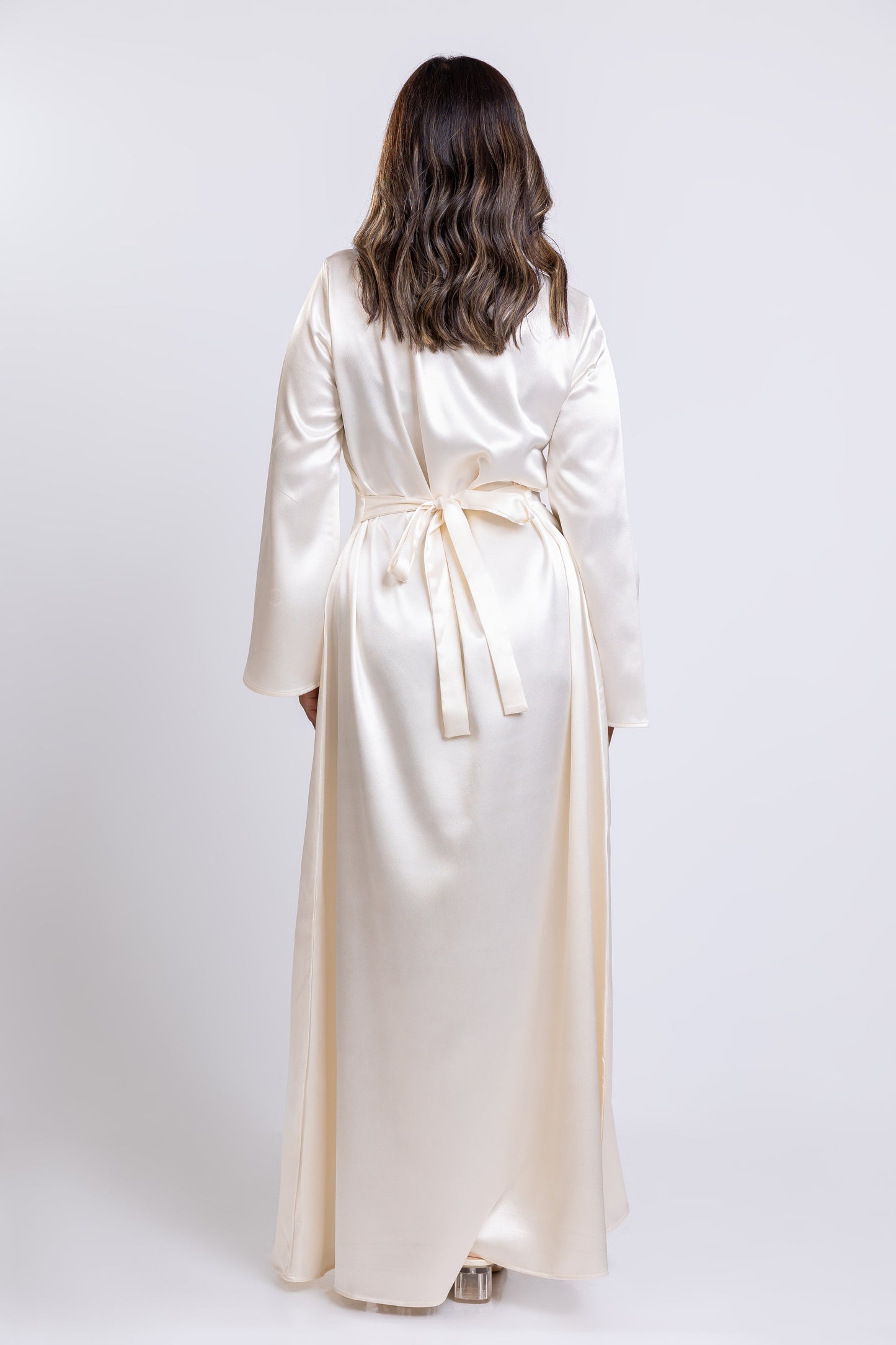 Ivory Umbrella-flared maxi